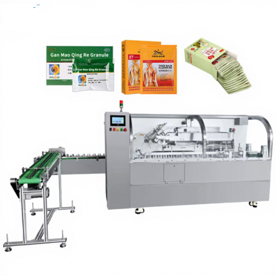 Automatic Filling Cartoning Machine for Pharmaceutical Bottles and Alu-PVC Blister Packs